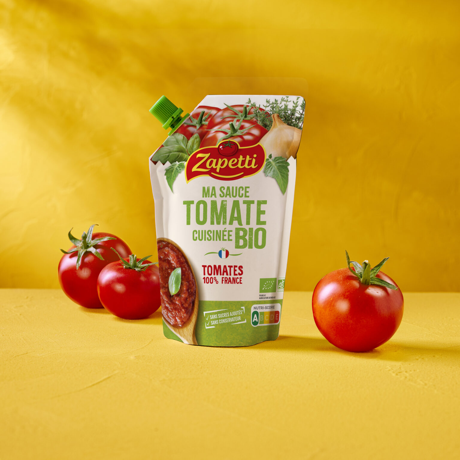 Sauce tomate cuisinée BIO Zapetti