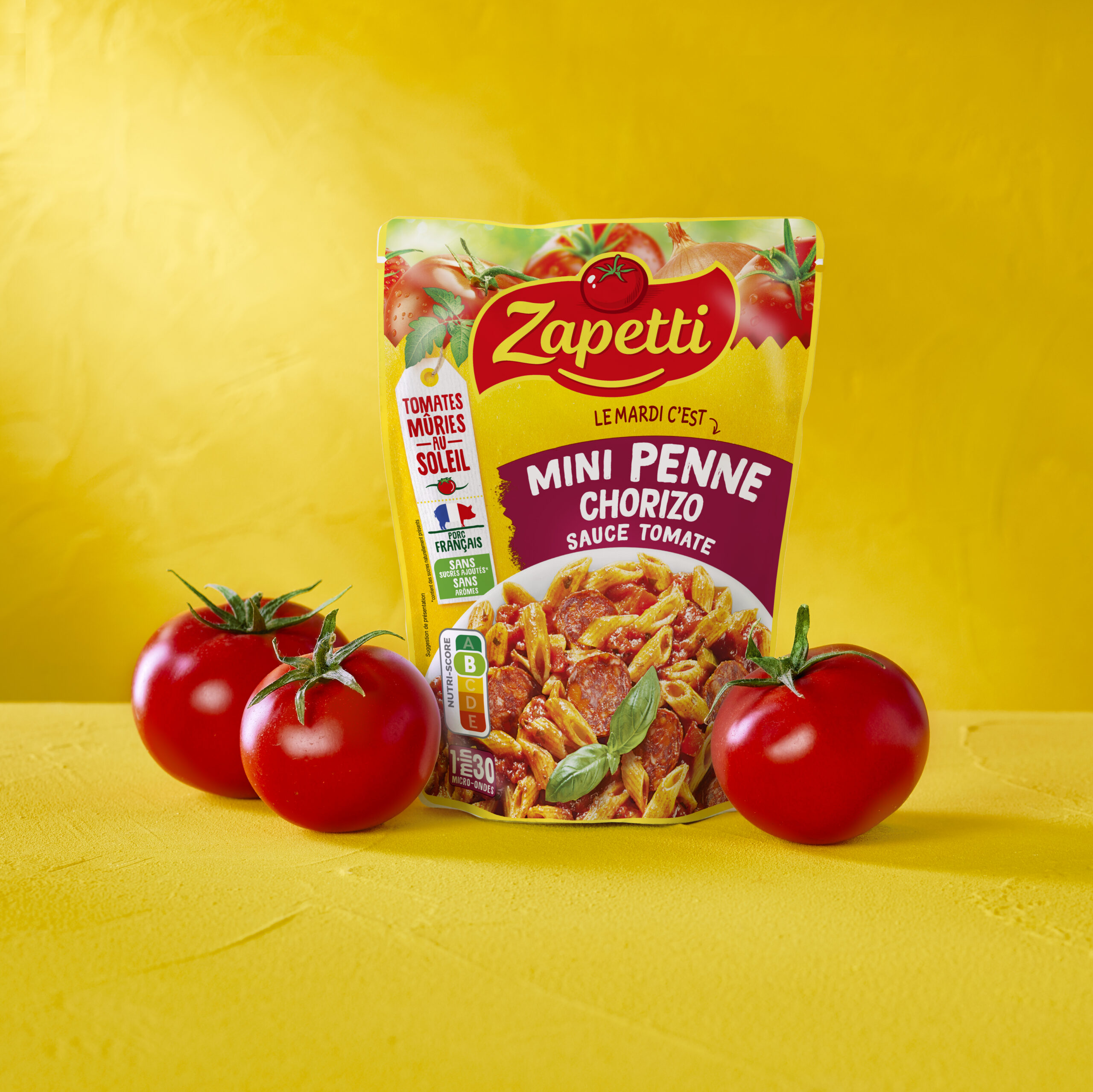 Mini Penne Chorizo Sauce Tomate Zapetti